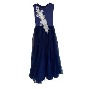 Trish Scully BELLA FIORE GOWN NAVY Dress Girls size 14